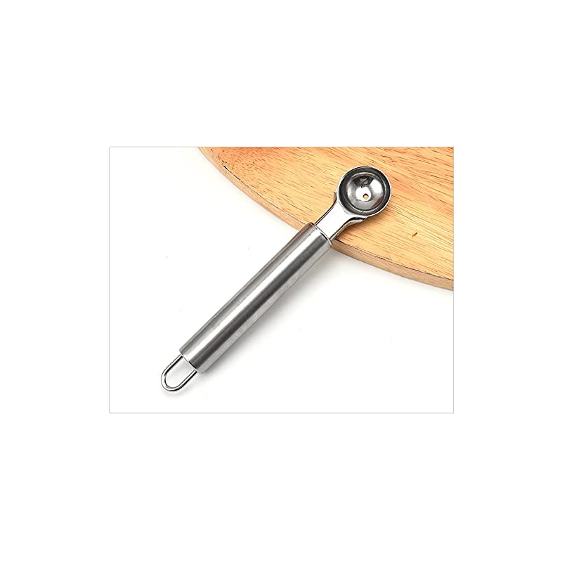 Set of 2 Fruit Spoon, Carving Tool, Hollow Out Spoon,