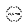 Leuchtturm Coin Capsules Inner Diameter 24.5 mm Pack of 100