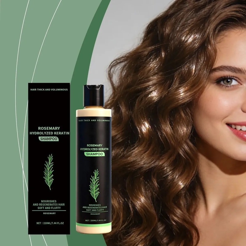 Champú Orgánico De Romero El Crecimiento Del Cabello 220ml
