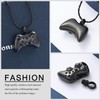 constantlife Cremation Jewelry for Ashes Stainless Steel Gamepad Urn Necklace