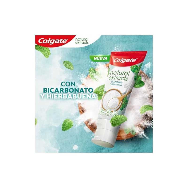 Colgate Pasta Dental Natural Extracts Bicarbonato y Menta 90 g