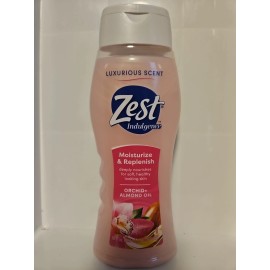 Zest Lush Zest Indulgence 2-Pack Moisturizing Body Wash, Almond Orchid Oil, 18oz