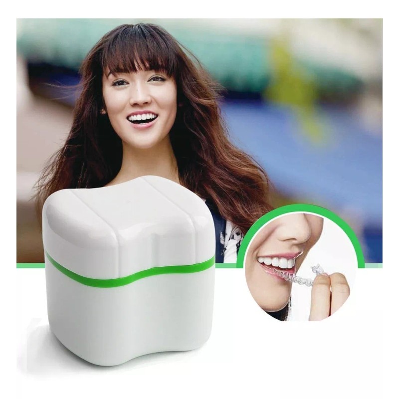 Patry Deluxe Caja Estuche Contenedor Bucal Dentadura Placa Dientes
