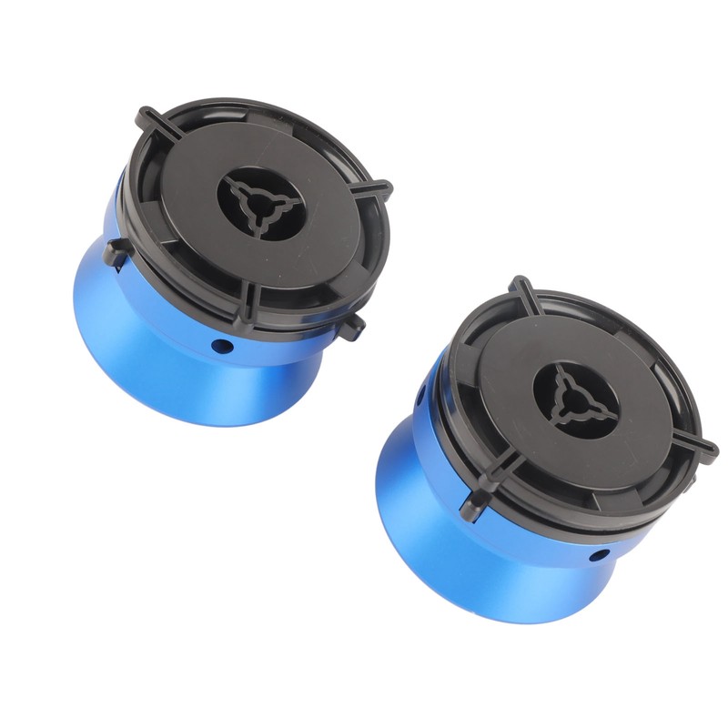 1 Pair NAB Hub Adapters Professional Polished Aluminum Alloy 10
