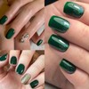 AILLSA Green Gel Nail Polish Dark Emerald Christmas Gel Polish