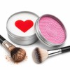 Luslife Makeup Brush Cleaner Soap, with Silicone Pad, 3.53oz(100g), 2-in-1