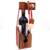 ROMBOL Bottle Safe, Elegant Wooden Thinking Game for Large Bottles,