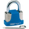 Draper 64158 48 mm Resettable 4-Number Combination Laminated Steel Padlock
