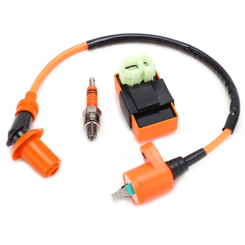 Ignition Coil Spark Plug CDI Box Kit Replacement for GY6