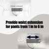 Trouser Waist Extender Set - Adjustable Button Extender for Pants