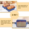 AILITOR 9x5 Enameled Cast Iron Loaf Pan with Lid -
