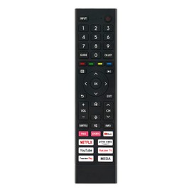 VINABTY New ERF3A80 Remote Control Replacement for Hisense Smart TV 55A6G 60A6G 65A6G 70A6G 75A6G 75A6GTUK 43A6G 50A6G 65A6GTUK 43A6GTUK 50A6GTUK 55A6GTUK 50E76GQTUK 50A6GQTUK 50A66GQTUK 50A66 BGTUK