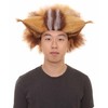 HPO Unisex Musical Brown & White Cats Wig, Premium Breathable