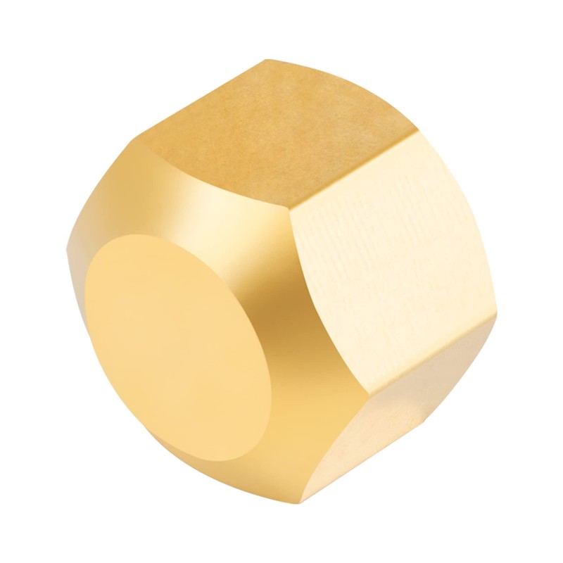 Breezliy 30PCS 3/8-Inch Brass Compression Cap Stop Valve Cap,Brass Compression