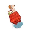 ProductWorks 32" Peanuts LED 3D Snoopy Red Baron