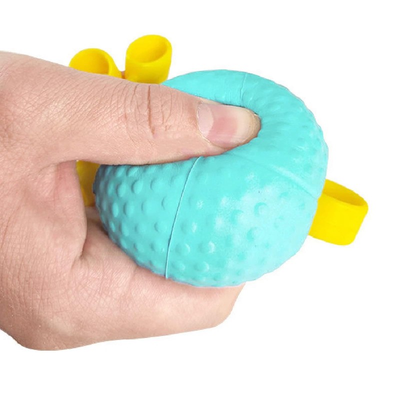 Finger Grip Ball Hand Exercise Therapy Resistance Squeeze Ball Hand