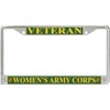 MilitaryBest Women's Army Corps Veteran License Plate Frame