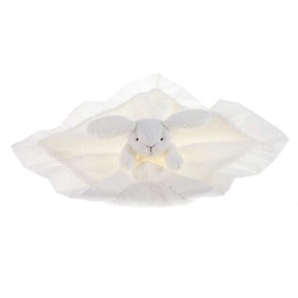 Apricot Lamb Stuffed Animals Soft Security Blanket White Bunny Infant Nursery Character Blanket Luxury Snuggler Plush(White Bunny, 14 Inches)