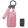 for Lexus Key Fob Case, Premium Aluminum and Leather Protective