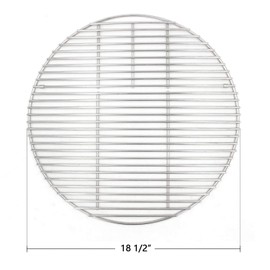 Hongso 18.5" SUS304 Round Cooking Grid Grates for Large Big Green Egg, Char-Griller, Kamado Joe, Vision Grill VGKSS-CC2, B-11N1A1-Y2A Gas Grills, BGE18