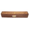 Govinda Wooden Coffin Incense Burner - 12" Sun Moon Star