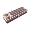 House of Cribbage - Tablero de cuna continuo con incrustaciones