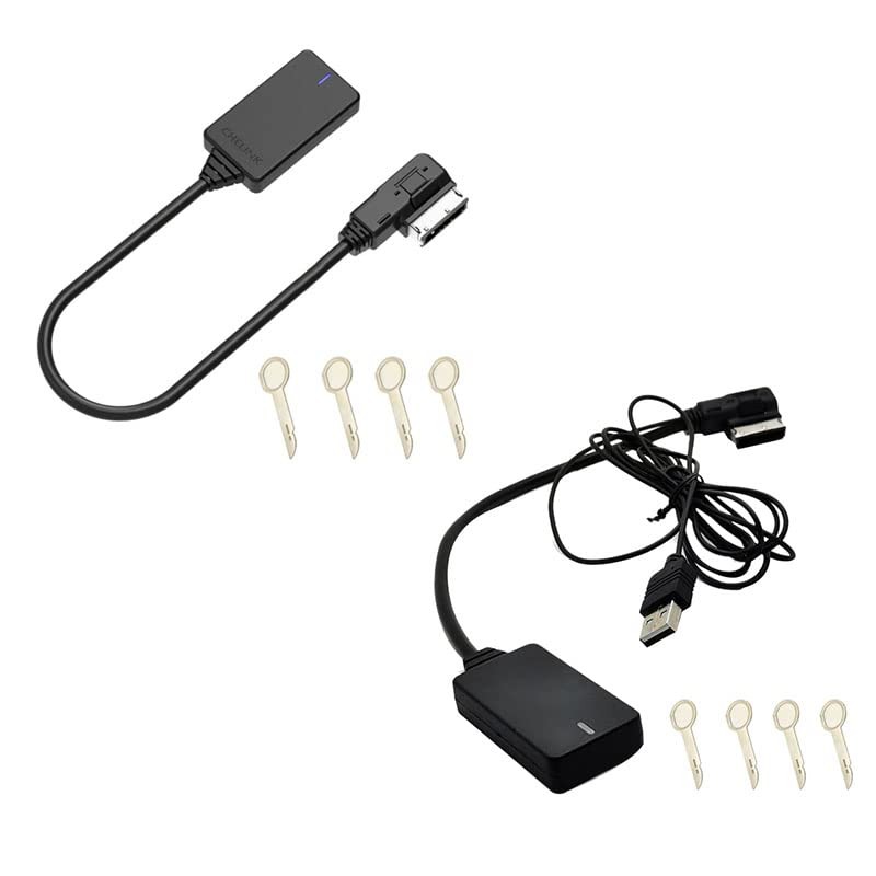 Dpaaoyer MMI Wireless Aux Bluetooth Adapter Cable Audio Music Auto