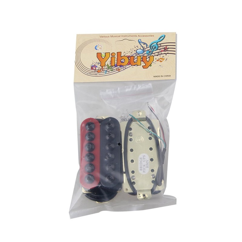 Yibuy Red and Black Metal HOC-BK+RD TMB Double Coil Electric