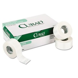 First Aid Silk Cloth Tape, 2" x 10 yds, White, 6/Pack