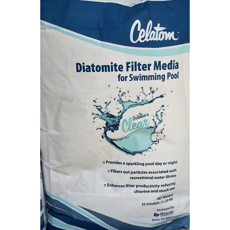 EP MINERALS LLC Swimming Pool Diatomaceous Earth DE Powder Diatomite