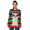 Unisex Women's Ugly Christmas Sweater LED Light Funny Novelty Knit