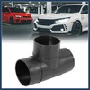 INFINAUTO 60mm Car 3 Way Air Ducting Elbow Pipe T