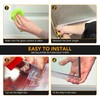 Shower Door Bottom Seal, 2-Pack PVC Strips with Sweep 39"