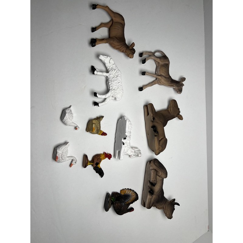 Nativity Set Animal Collection Holiday Home Decor Set of 11pcs