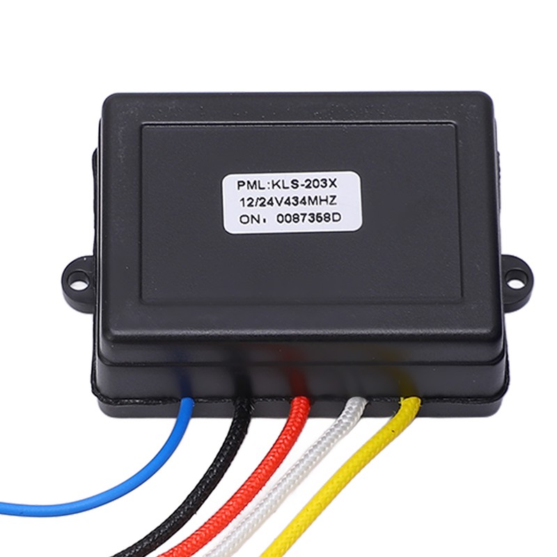 Wireless Winch Remote Control Kit 434MHZ Receiver 12V 24V Switch