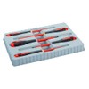 Bahco BE-9882S Insulated Ergo VDE Screwdriver Set, Slotted/Pozidriv, 5 Pieces