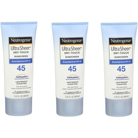 Neutrogena Ultra Sheer Dry-Touch SPF 45 Sunscreen Lotion 3oz(3 Pack)