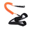 Surfboard Leash TPU Heliciform Comfortable HighElastic Surfing Safety Traction Rope(Orange
