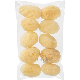 Toysfan Natural Sea Sponge Silk, Size 4, Approx. 1.6 inches (4 cm), 10 Pieces, SS Size, Professional Specifications, Absorbency, Durable, Sanitary, Fine Texture and Gentle Touch Sea Sponge for Women