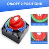 Slocable 600A High Current Battery Switch, 12-48V Waterproof Heavy Double