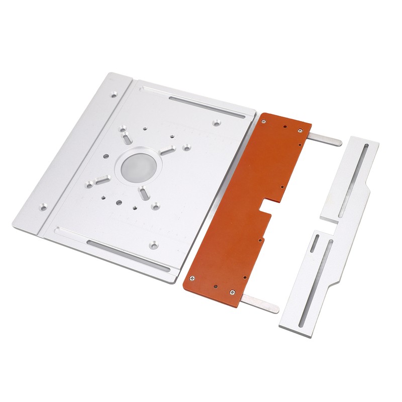Router Table Insert Plate Aluminum Alloy Wood Milling Flip Board
