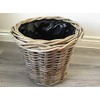 Round Tapered Basket/Planter, Plastic Lined, Excellent Quality, Very Strong Kuba