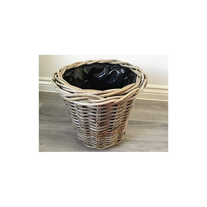 Round Tapered Basket/Planter, Plastic Lined, Excellent Quality, Very Strong Kuba