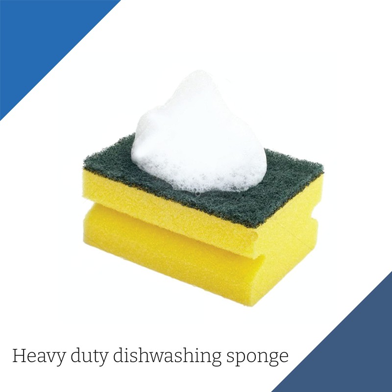STERLING PRODUCTS Absorbent Kitchen Dishes Washing Up Sponges, Foam, Standard,