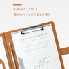 Binder A4 Clipboard Folder, Bi-Fold PU, Conference Pad Clip File,
