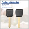 RATCHROLL Replacement Uncut Transponder Chip Ignition Key Fit for Honda