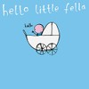 Little Fella Baby Boy Card