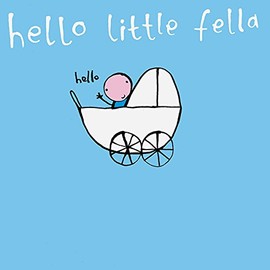 Little Fella Baby Boy Card