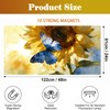 2 Pack Fluorescent Light Covers for Drop Ceiling, Magnetic Fabric