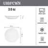 UIBFCWN 3 Oz Ceramic Dipping Bowls, Soy Sauce Dishes Set